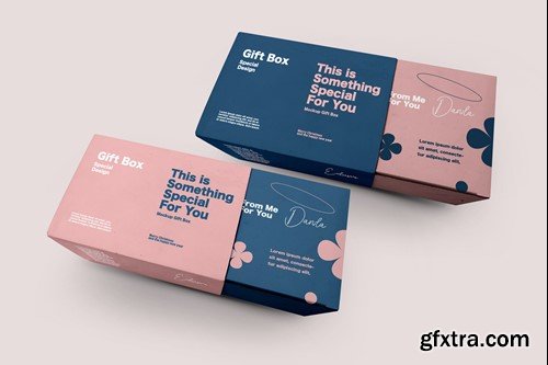 Gift Box Mockup 3FP6DMN Gift Box Mockup 3FP6DMN
