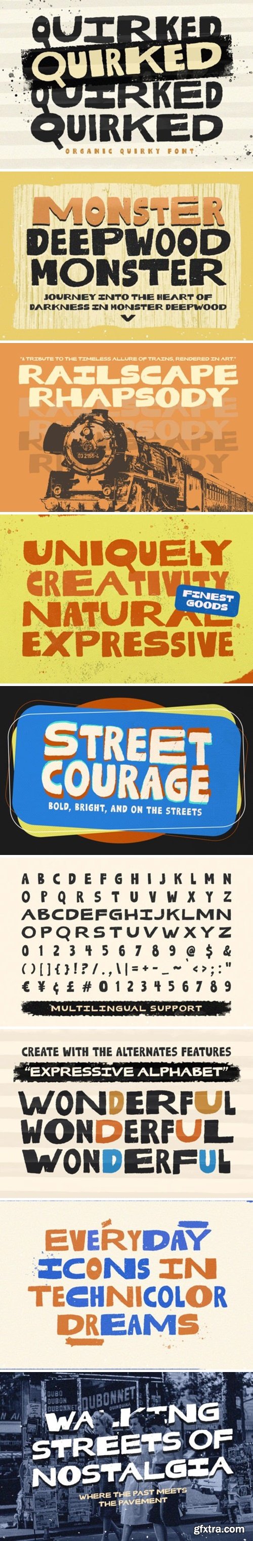 Quirked Font
