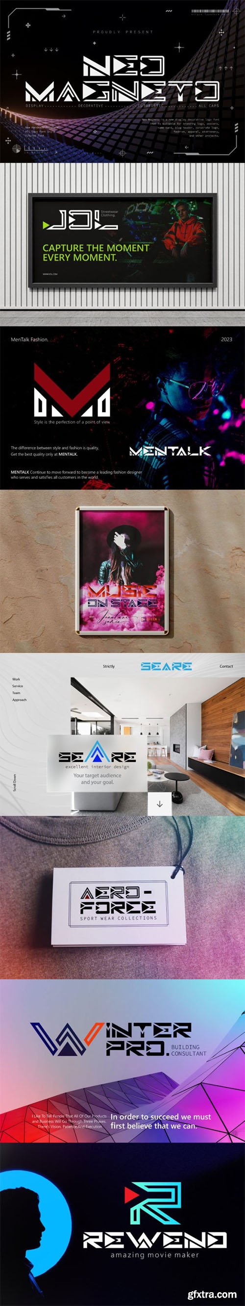 Neo Magneto Font Neo Magneto Font