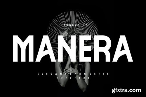 MANERA Elegant Sans Serif Typeface 36QTRN7 MANERA Elegant Sans Serif Typeface 36QTRN7