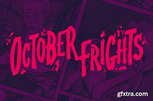 Splatterpunks - A Halloween Brush Font 6TXZJ9P
