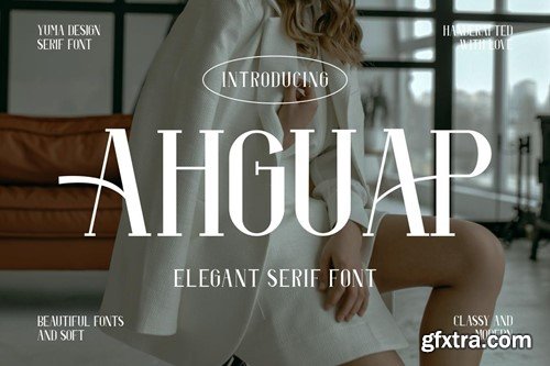 Ahguap Modern Font BA4PNF2