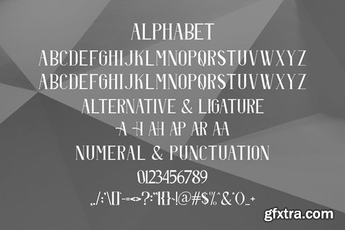 Ahguap Modern Font BA4PNF2