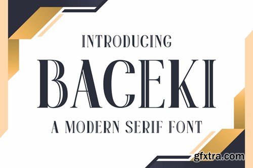 Baceki Serif Font B7WNJWT