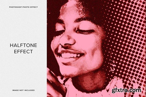 Halftone PSD Photo Effect PRAV5GQ Halftone PSD Photo Effect PRAV5GQ