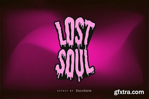 Warped Vector Text Effect Mockup WD7UDT5