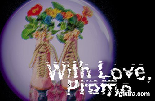 Blurred Fisheye Lens Photoshop Effect RETMGT7