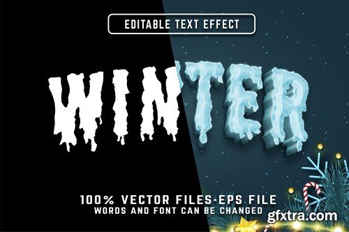 Winter Editable Text Effect Z47DQZW