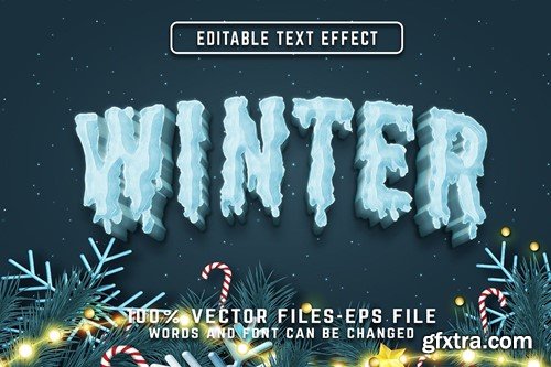 Winter Editable Text Effect Z47DQZW