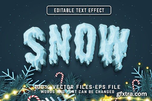 Winter Editable Text Effect Z47DQZW