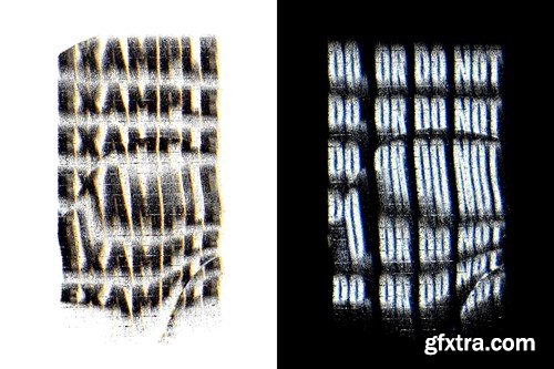 Grunge Distortion Poster Text Effect 6KRLADJ