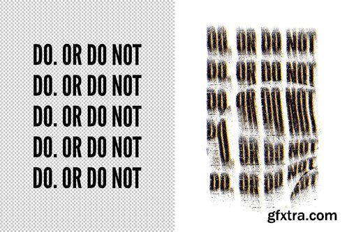 Grunge Distortion Poster Text Effect 6KRLADJ