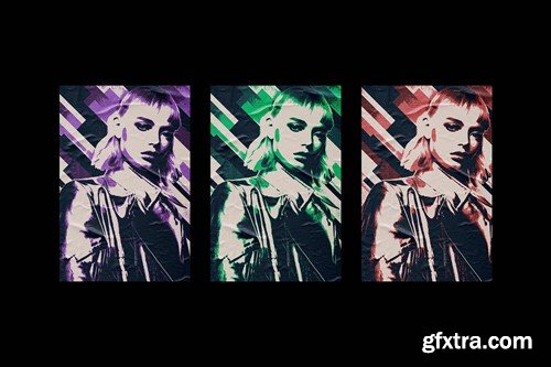 Oil Pop-Art Photo Effect DTETKXU Oil Pop-Art Photo Effect DTETKXU