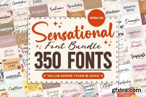 Sensational Font Bundle