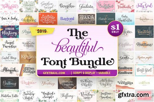 The Beautiful Font Bundle