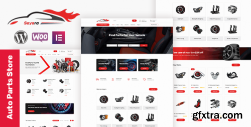 Themeforest - Sayara |  Auto Parts Store WooCommerce WordPress Theme 27017723 v1.2.3 - Nulled