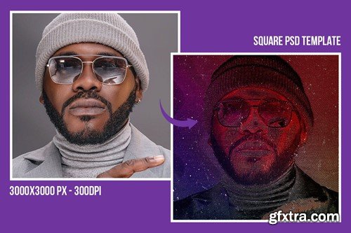 Square & Poster - Halftone Loops Effects Z8JGAUV