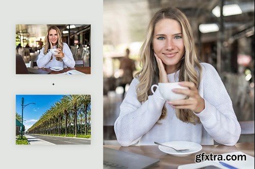 Glass Reflection Image Effect Mockup 3LLU4GE Glass Reflection Image Effect Mockup 3LLU4GE