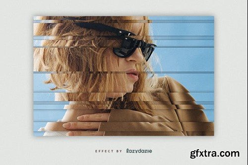 Linear Distortion PSD Photo Effect GVYPQXS