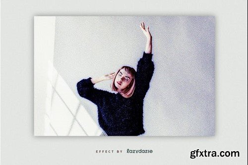 Glowy Print Texture PSD Photo Effect XX86K9Z