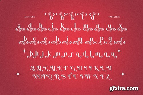 Hubein Kamaru Elegant Ligature Serif Font Typeface 6P4NB5N