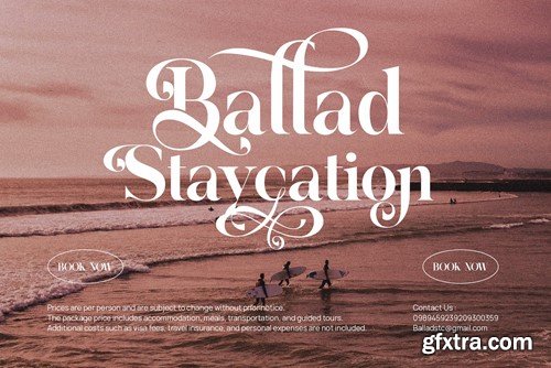 Hubein Kamaru Elegant Ligature Serif Font Typeface 6P4NB5N