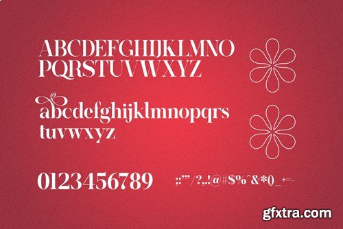 Hubein Kamaru Elegant Ligature Serif Font Typeface 6P4NB5N