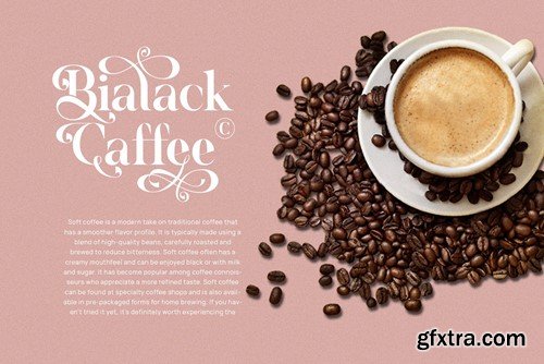 Hubein Kamaru Elegant Ligature Serif Font Typeface 6P4NB5N