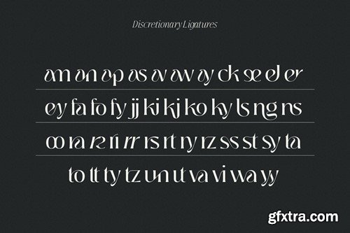 Jedira - Modern Branding Logo font 6XBL354