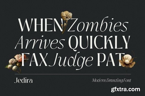 Jedira - Modern Branding Logo font 6XBL354