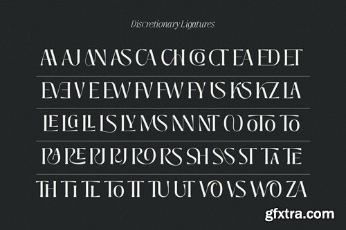 Jedira - Modern Branding Logo font 6XBL354