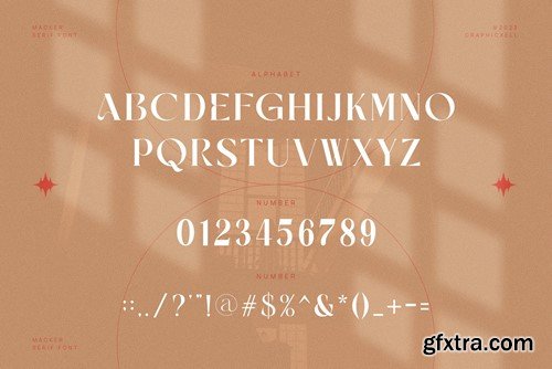Macker Elegant Serif Font Typeface 4YLYDVW