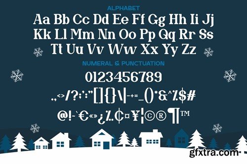 Frizen Land - Modern Christmas Font T3SDF6U
