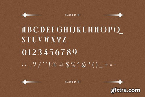 Jisoya Elegant Serif Font Typeface 5JK984G