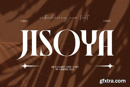 Jisoya Elegant Serif Font Typeface 5JK984G