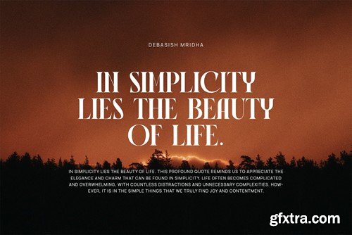 Jisoya Elegant Serif Font Typeface 5JK984G