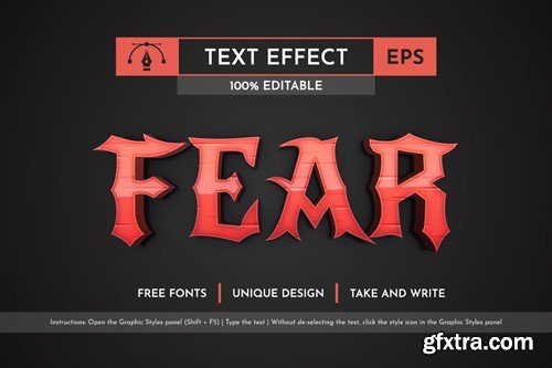Blade - Editable Text Effect, Font Style AXFM3BN Blade - Editable Text Effect, Font Style AXFM3BN