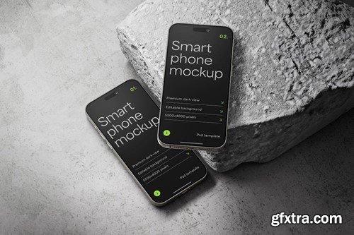 iPhone 15 Pro Mockup Set PYW39NU iPhone 15 Pro Mockup Set PYW39NU