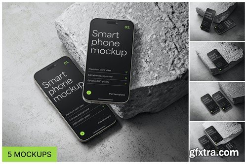 iPhone 15 Pro Mockup Set PYW39NU iPhone 15 Pro Mockup Set PYW39NU