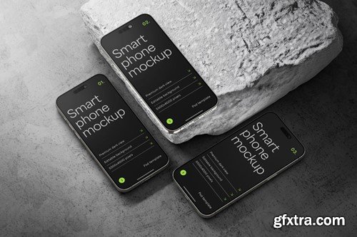 iPhone 15 Pro Mockup Set PYW39NU iPhone 15 Pro Mockup Set PYW39NU