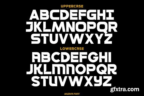 Murva - Expanded Font BER8X2Q Murva - Expanded Font BER8X2Q