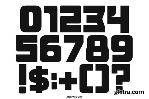 Murva - Expanded Font BER8X2Q Murva - Expanded Font BER8X2Q