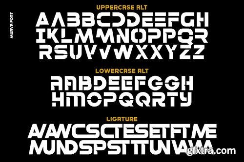 Murva - Expanded Font BER8X2Q Murva - Expanded Font BER8X2Q