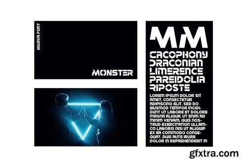 Murva - Expanded Font BER8X2Q Murva - Expanded Font BER8X2Q