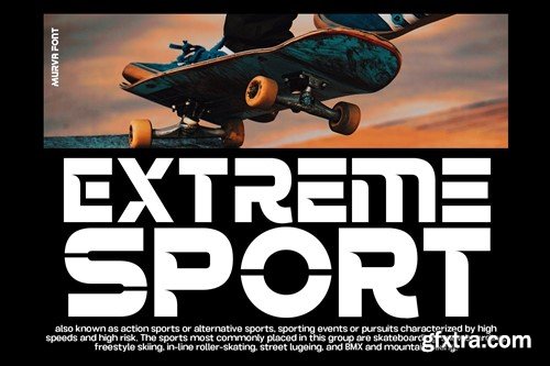 Murva - Expanded Font BER8X2Q Murva - Expanded Font BER8X2Q