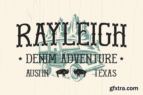 Adam Bowie - Western Display Font E8ZA4SY