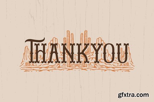 Adam Bowie - Western Display Font E8ZA4SY