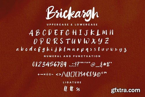 Brickargh - Handwritten Script fonts V2KB4XE Brickargh - Handwritten Script fonts V2KB4XE