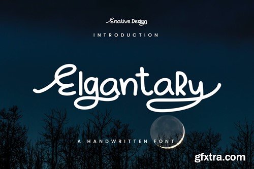 Elgantary Handwritten Display Font 9GAKEZL Elgantary Handwritten Display Font 9GAKEZL