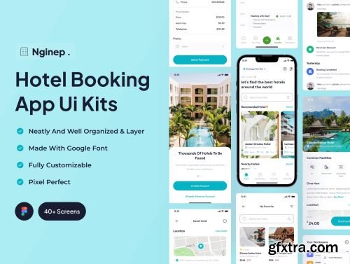 Nginep - Hotel Booking App Ui Kits Ui8.net